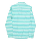 TOMMY HILFIGER Womens Blue Striped Shirt S Lightweight Cotton Blend Casual