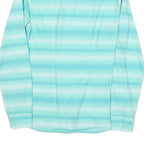 TOMMY HILFIGER Womens Blue Striped Shirt S Lightweight Cotton Blend Casual
