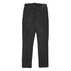 LEVI'S Womens Slim Black Denim Jeans W28 L29 Zip Classic Fit Skinny Raw