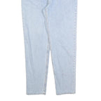 EXPLORER Womens Regular Fit Blue Denim Light Wash Jeans W28 L30 Zip Closure