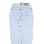 EXPLORER Womens Regular Fit Blue Denim Light Wash Jeans W28 L30 Zip Closure