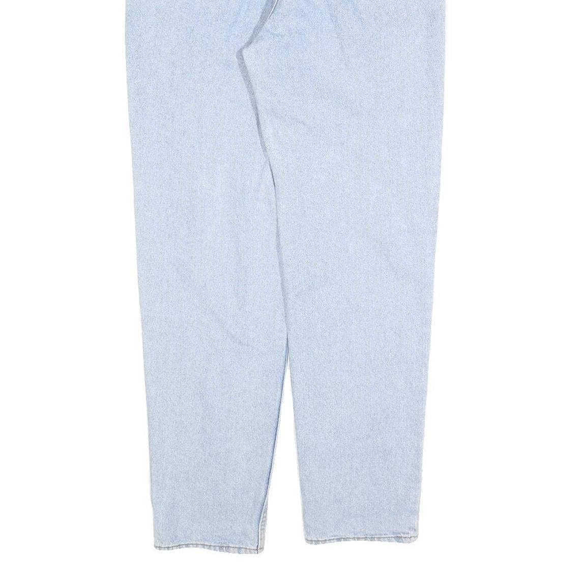 EXPLORER Womens Regular Fit Blue Denim Light Wash Jeans W28 L30 Zip Closure