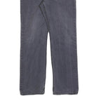 CARHARTT Mens Cotton Grey Regular Straight Trousers W33 L34 Workwear Zip Closure