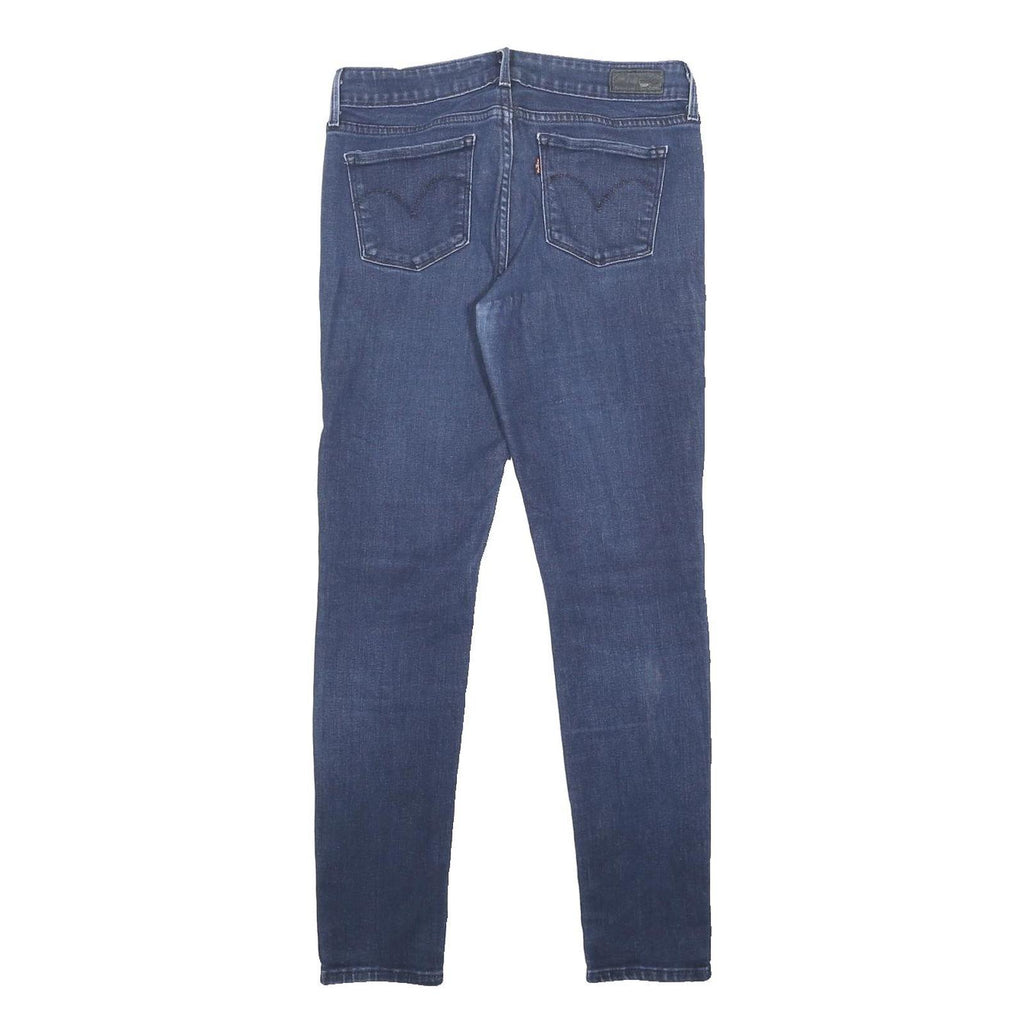 LEVI'S Womens Jeans Blue Slim Skinny Denim Medium W26 L27 Stretch Cotton Blend