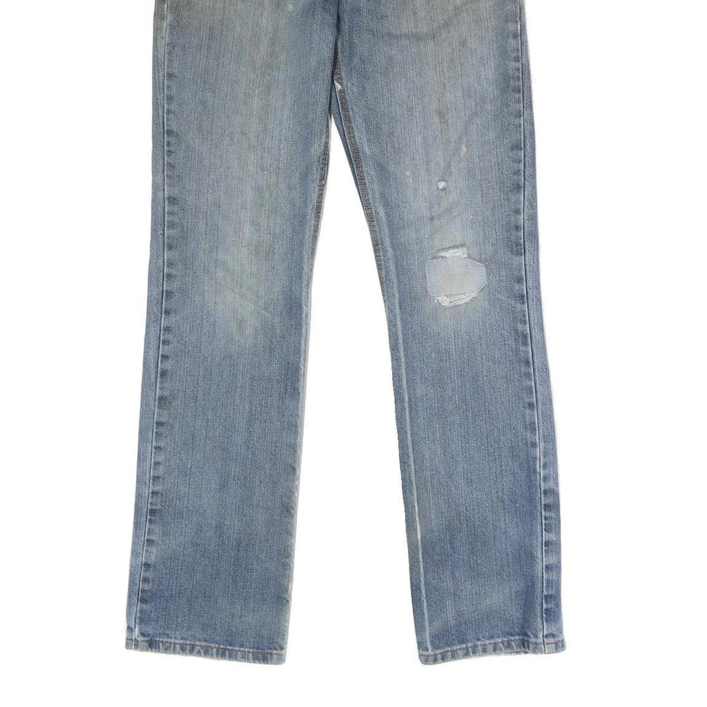 CARHARTT Mens Classic Blue Jeans Denim W32 L34 Straight Zip Cotton Workwear