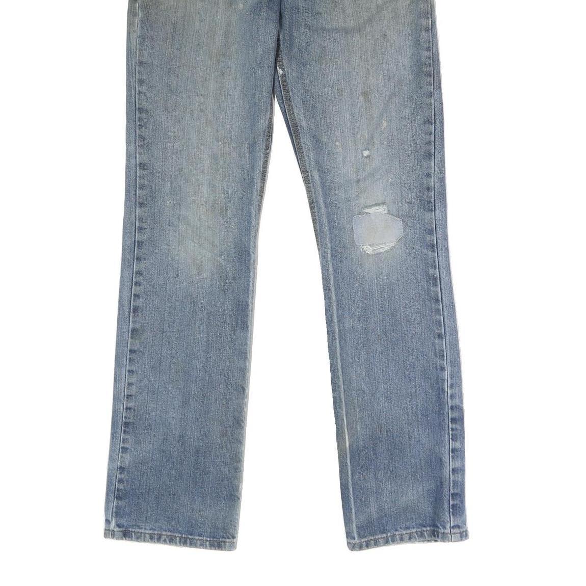 CARHARTT Mens Classic Blue Jeans Denim W32 L34 Straight Zip Cotton Workwear