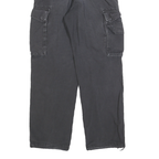 DICKIES Womens Cotton Black Regular Cargo Trousers W25 L30 Utility Workwear