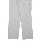 QUECHA Womens Relaxed Light Grey Polyester Blend Cargo Trousers W30 L30
