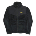 COLUMBIA Womens Black LSU Tigers Fleece Jacket M Polyester Zip Long Sleeve