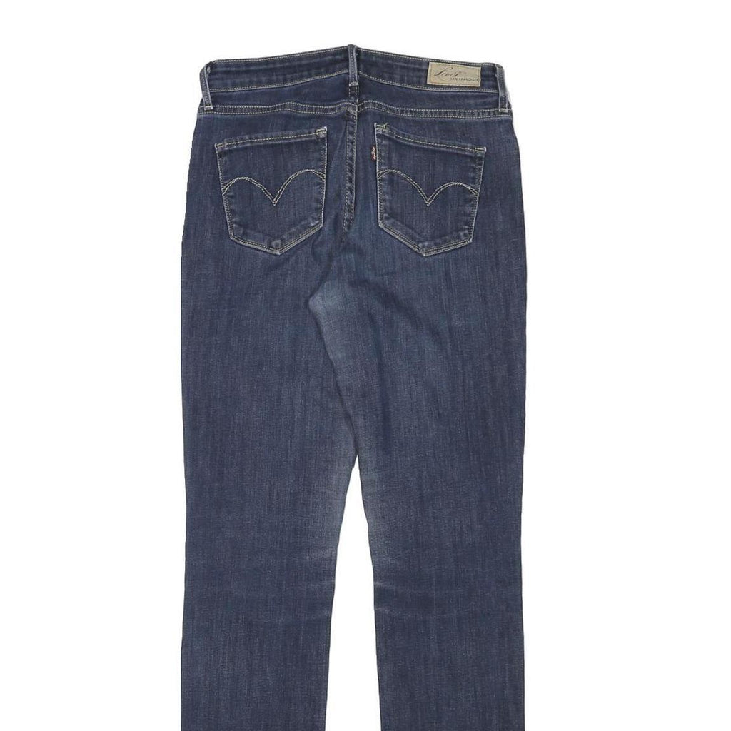 LEVI'S Womens Slim Blue Denim Jeans W26 L30 Cotton Blend Zip Casual Stylish