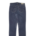 LEVI'S Womens Slim Blue Denim Jeans W26 L30 Cotton Blend Zip Casual Stylish