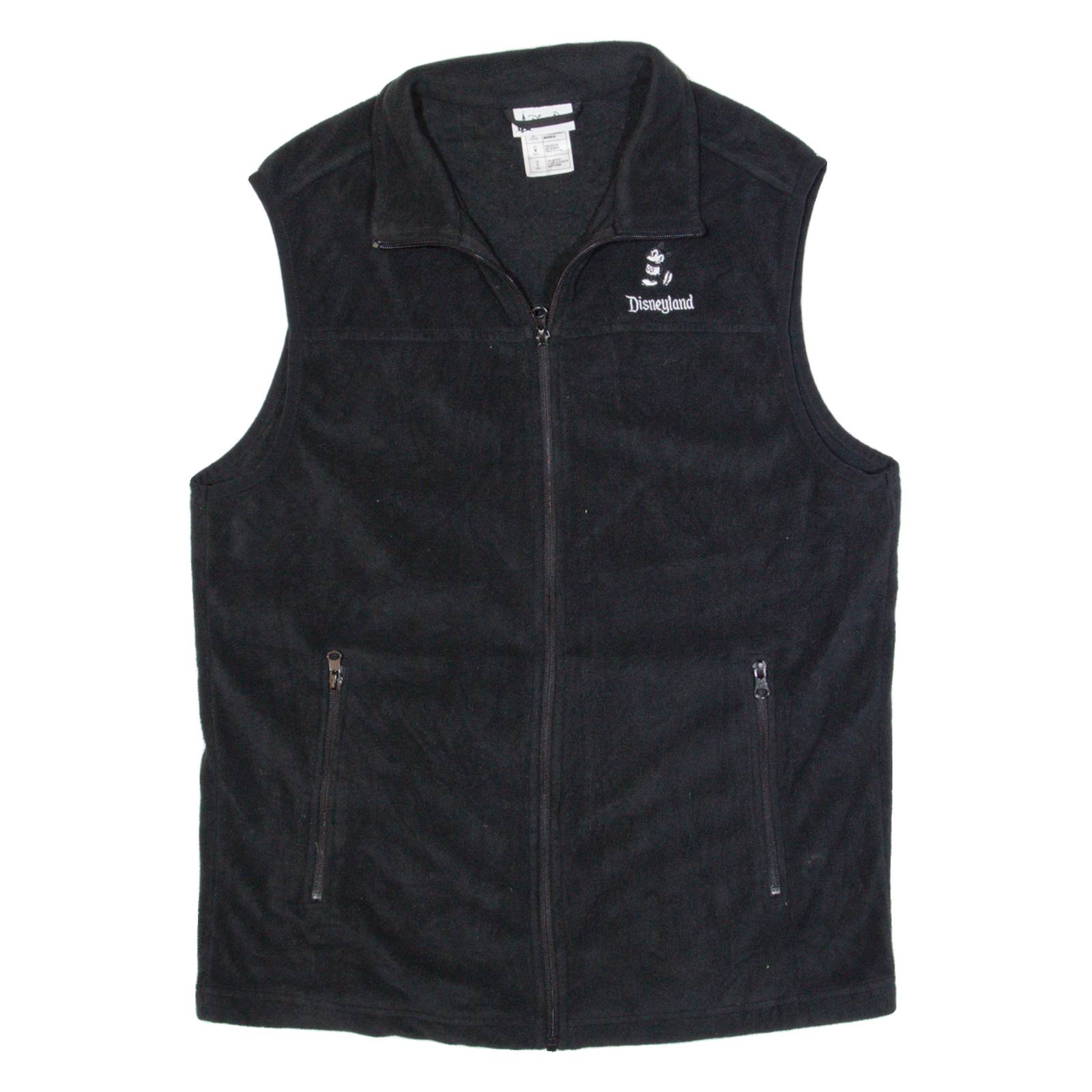 DISNEY Womens Fleece Gilet Black S