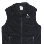 DISNEY Womens Fleece Gilet Black S