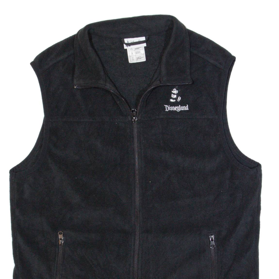 DISNEY Womens Fleece Gilet Black S