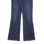 LEVI'S 518 Womens Slim Jeans Blue Denim Raw W30 L32 Stylish Comfortable Classic