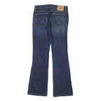 LEVI'S 518 Womens Slim Jeans Blue Denim Raw W30 L32 Stylish Comfortable Classic