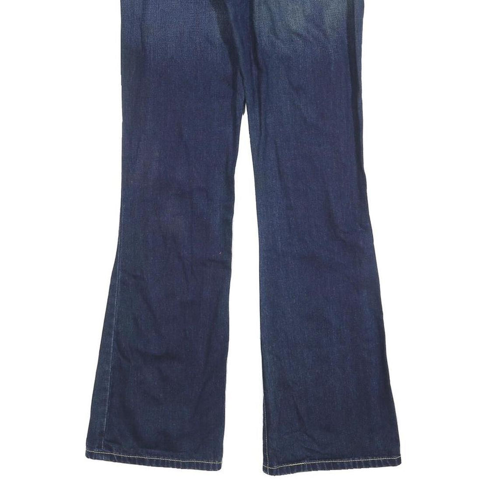 LEVI'S 518 Womens Slim Jeans Blue Denim Raw W30 L32 Stylish Comfortable Classic