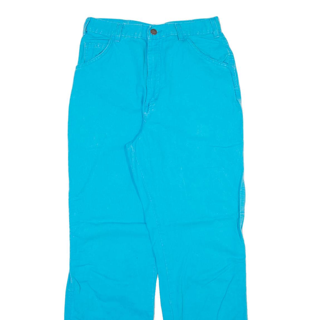 DICKIES Carpenter Womens Trousers Blue Regular Straight W27 L29