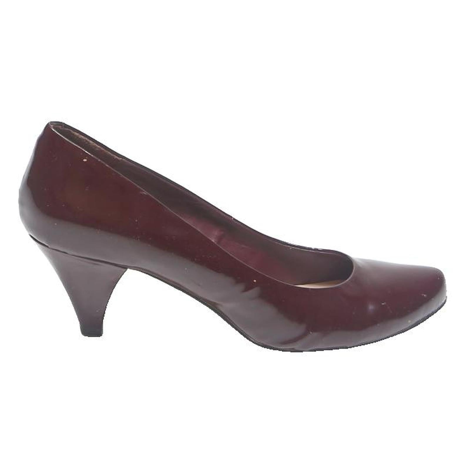 DUNE LONDON Pointed Court Womens Heels Maroon UK 7 Elegant Classic Style