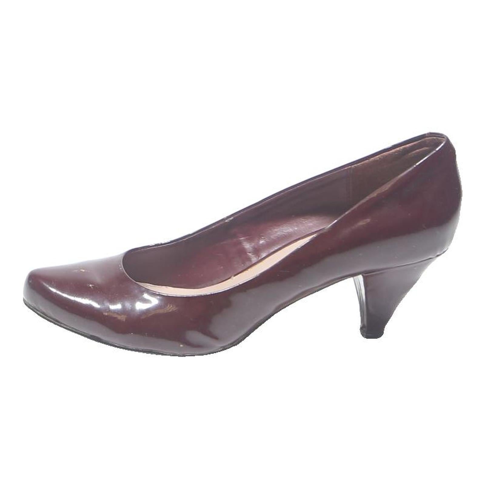 DUNE LONDON Pointed Court Womens Heels Maroon UK 7 Elegant Classic Style