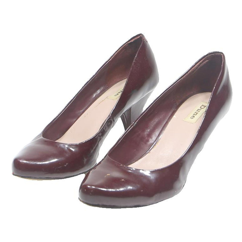 DUNE LONDON Pointed Court Womens Heels Maroon UK 7 Elegant Classic Style