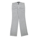 CALVIN KLEIN JEANS Womens Cotton Blend Grey Regular Straight Trousers W28 L30