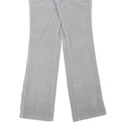CALVIN KLEIN JEANS Womens Cotton Blend Grey Regular Straight Trousers W28 L30