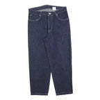 FRACK Womens Jeans Blue Regular Straight Denim Raw W32 L27 Classic Fit