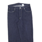 FRACK Womens Jeans Blue Regular Straight Denim Raw W32 L27 Classic Fit