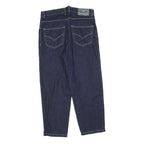 FRACK Womens Jeans Blue Regular Straight Denim Raw W32 L27 Classic Fit