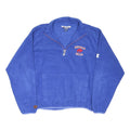 CHAMPION Mens Blue Buffalo Bills Patterned Pullover Crew Neck Jumper L