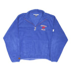 CHAMPION Mens Blue Buffalo Bills Patterned Pullover Crew Neck Jumper L