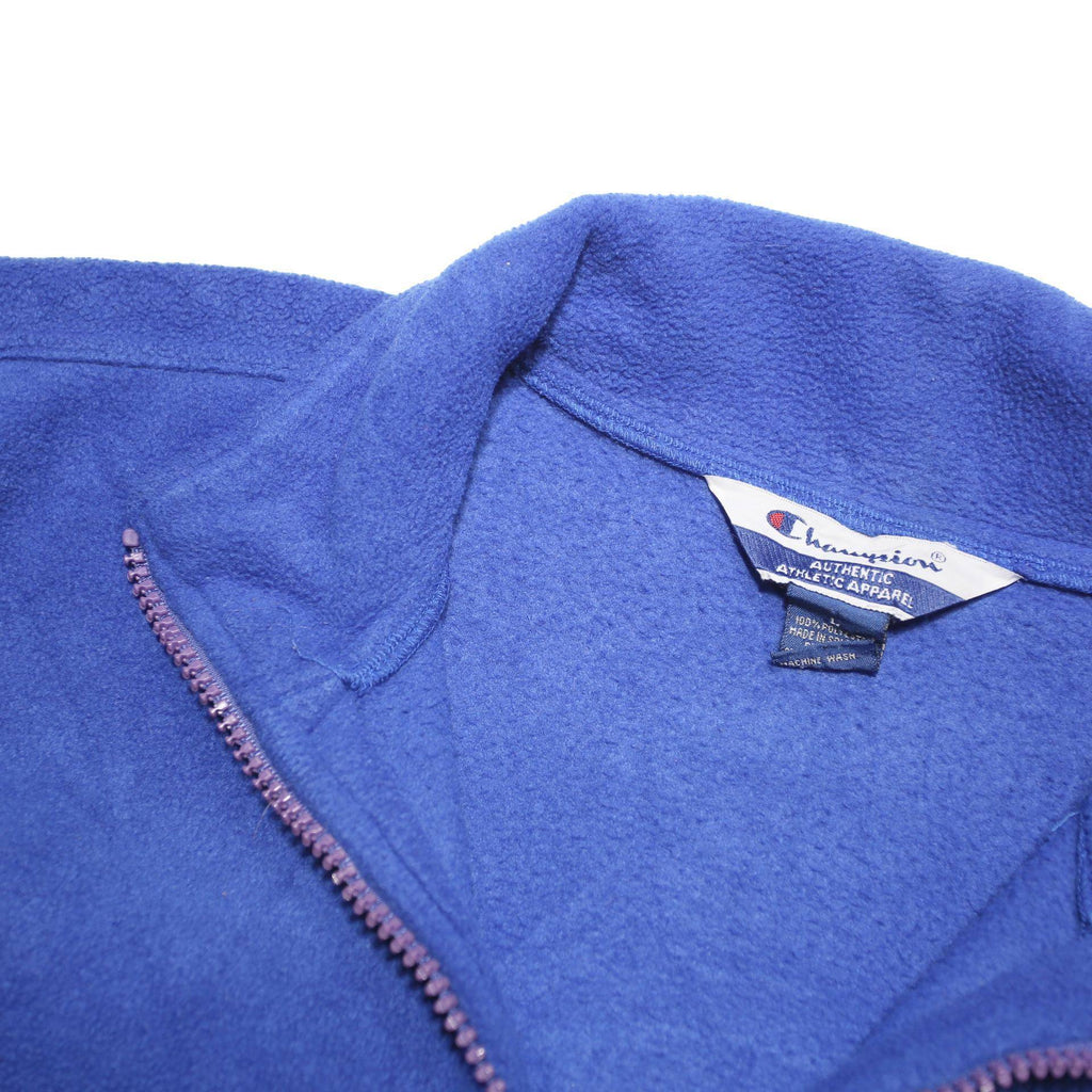CHAMPION Mens Blue Buffalo Bills Patterned Pullover Crew Neck Jumper L