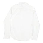 LEVI'S Mens White Cotton Blend Casual Shirt S Classic Button Up Long Sleeve