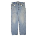LEVI'S 516 Straight Mens Jeans Blue Regular Denim Medium W36 L32 Classic Zip Fly