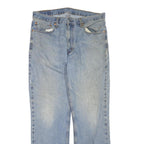 LEVI'S 516 Straight Mens Jeans Blue Regular Denim Medium W36 L32 Classic Zip Fly