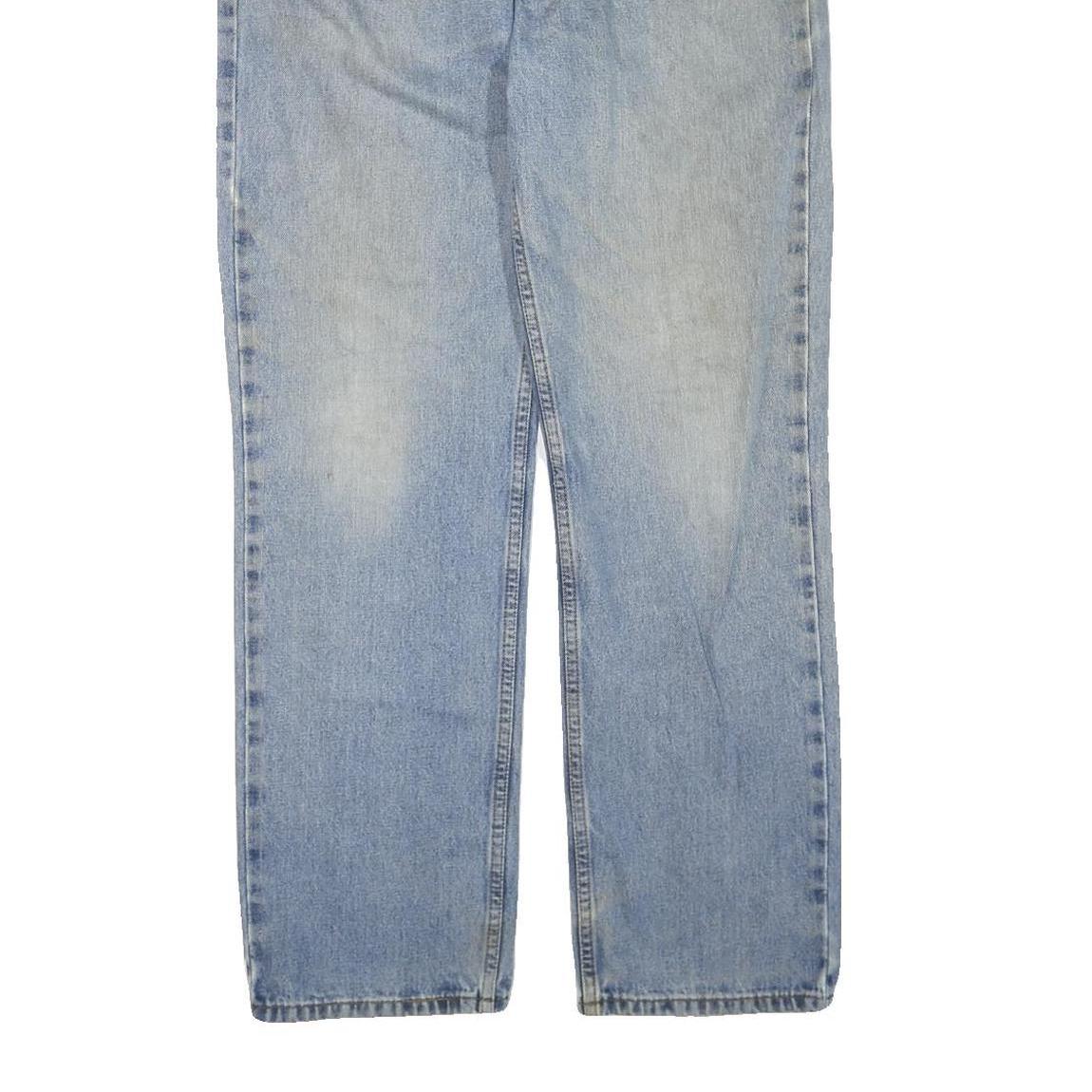 LEVI'S 516 Straight Mens Jeans Blue Regular Denim Medium W36 L32 Classic Zip Fly