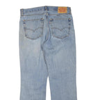 LEVI'S 516 Straight Mens Jeans Blue Regular Denim Medium W36 L32 Classic Zip Fly