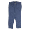 CALVIN KLEIN JEANS Mens Regular Fit Blue Cotton Blend Trousers W32 L30 Classic
