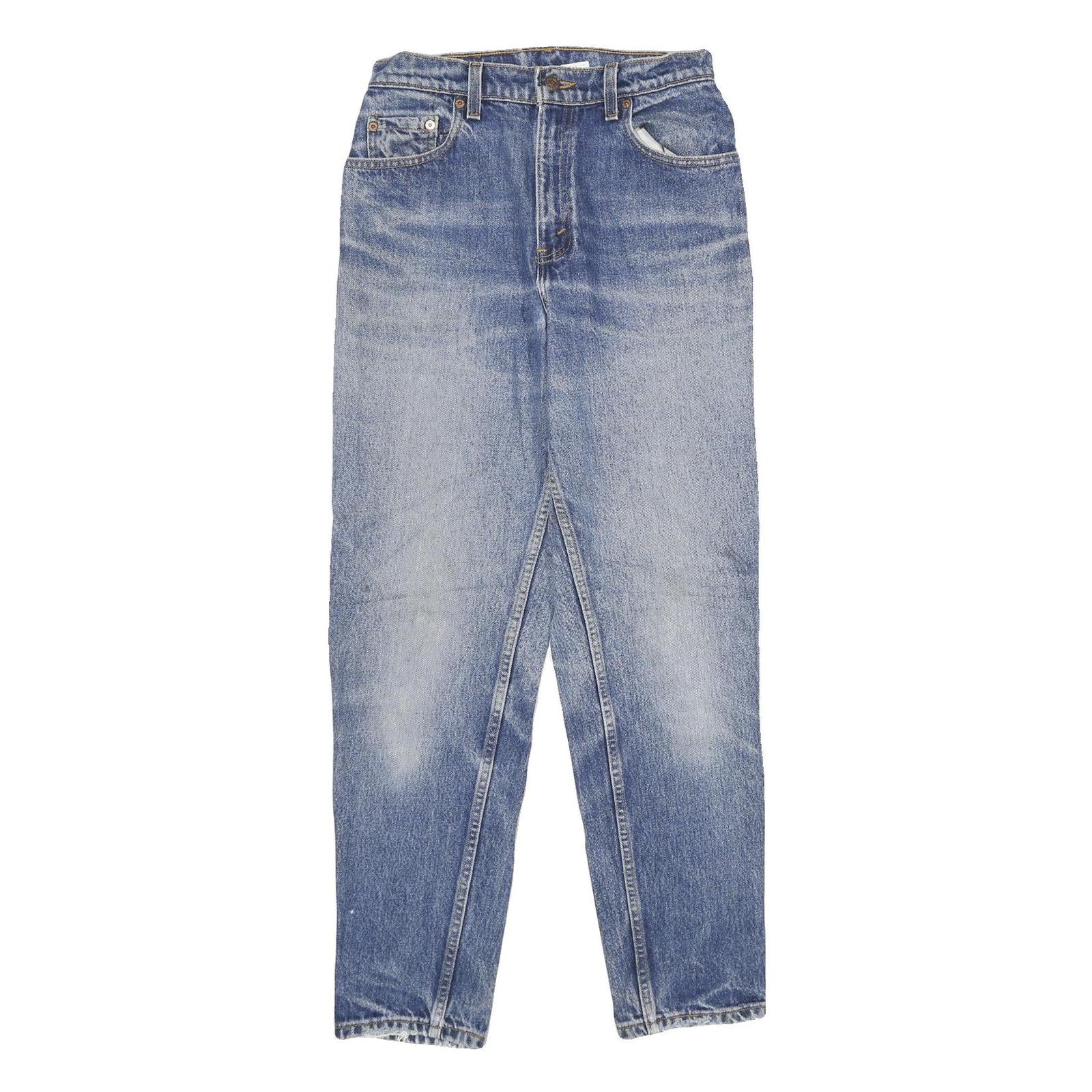 LEVI'S 551 Womens Jeans Blue Relaxed Straight Denim Medium W28 L32 Classic Fit