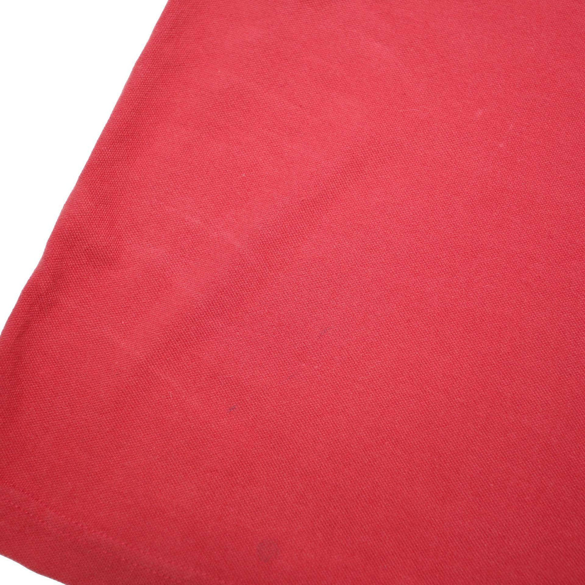 TOMMY HILFIGER Mens Red & Navy Polo Shirt XL Cotton Blend Short Sleeve Classic