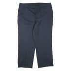Mens Trousers Blue Regular Tapered W38 L27