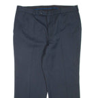Mens Trousers Blue Regular Tapered W38 L27