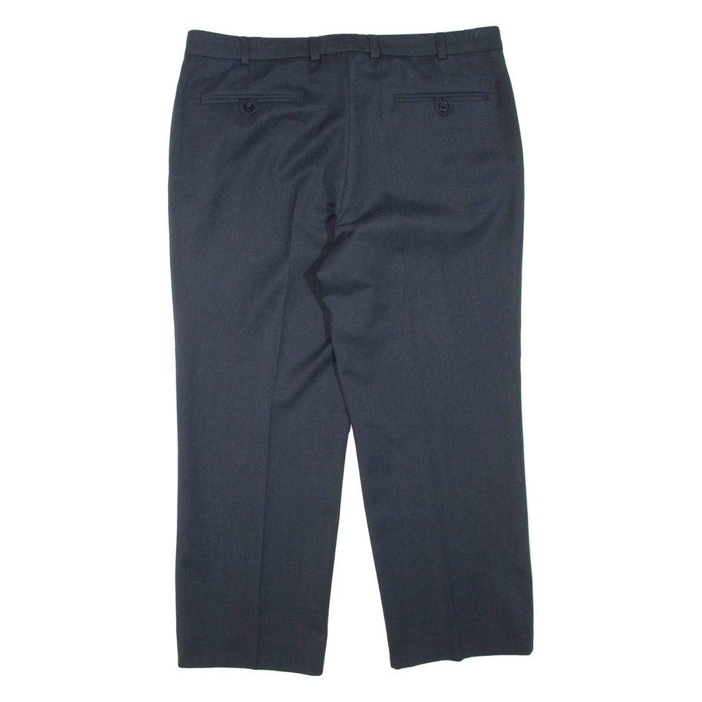 Mens Trousers Blue Regular Tapered W38 L27