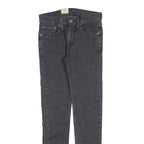 LEVI'S 519 Mens Jeans Black Slim Skinny Denim Medium W28 L30 Stretch