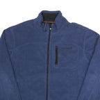 TIMBERLAND Mens Blue Jacket XL Polyester Plain Zip Up Outdoor Casual