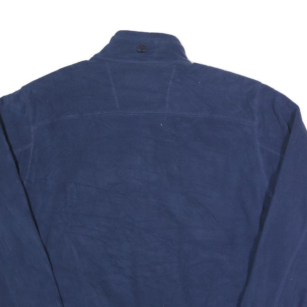 TIMBERLAND Mens Blue Jacket XL Polyester Plain Zip Up Outdoor Casual