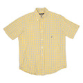 NAUTICA Mens Shirt Yellow Check M