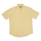 NAUTICA Mens Shirt Yellow Check M