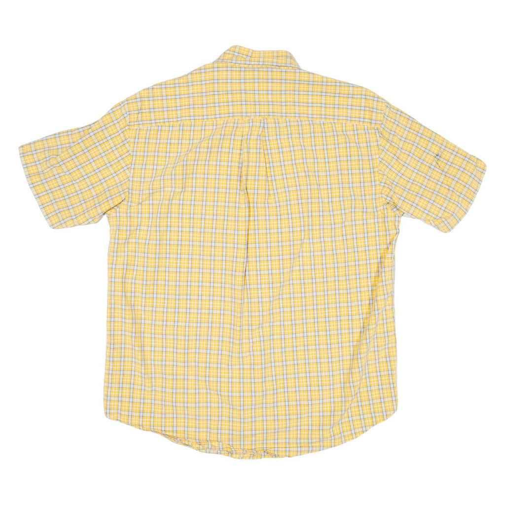 NAUTICA Mens Shirt Yellow Check M